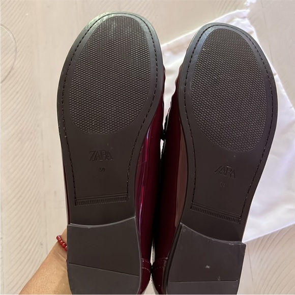 Zara wine patent loafers - Picture 2 of 2